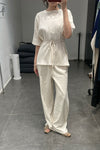BASERANGE Silk trousers TRSI-WS-000 UNDYED